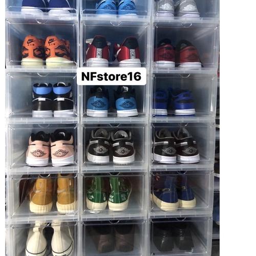 ֍ box sepatu transparan / shoes box besar ✤