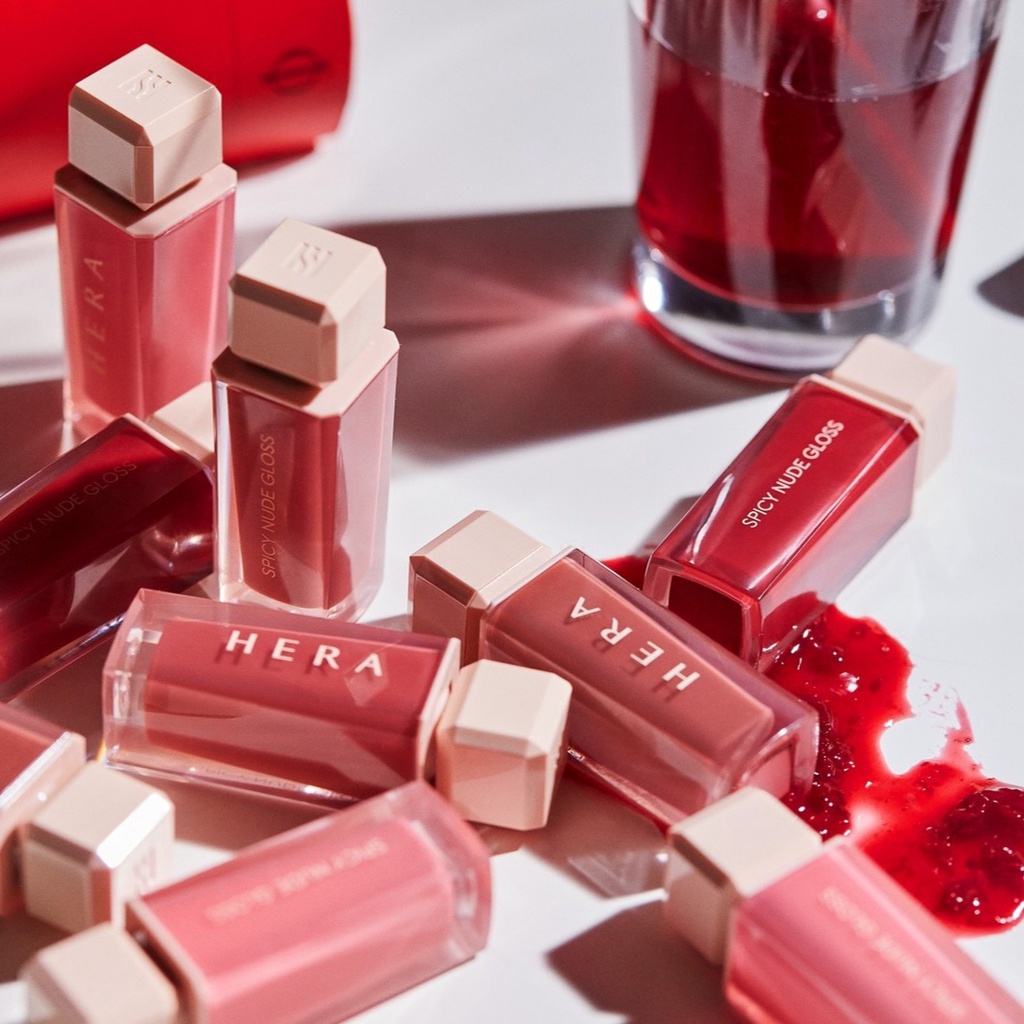 READY NEAR ED HERA Sensual Spicy Nude Lip Gloss