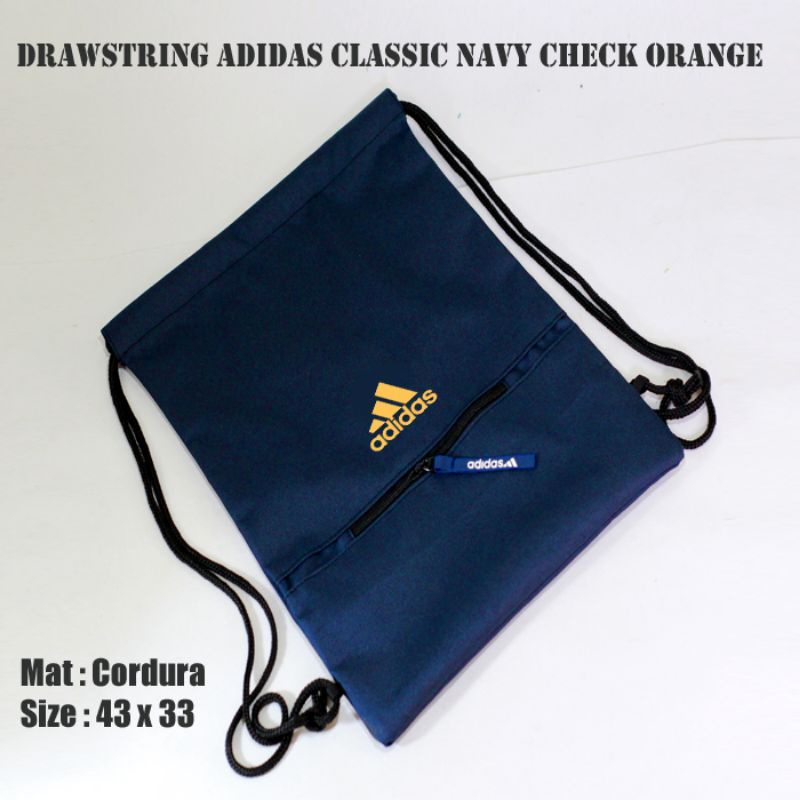 TAS SERUT ADIDAS CLASSIC - TAS STRING BAG - TAS KARUNG - DRASTRING BAG kuliah olahraga futsal