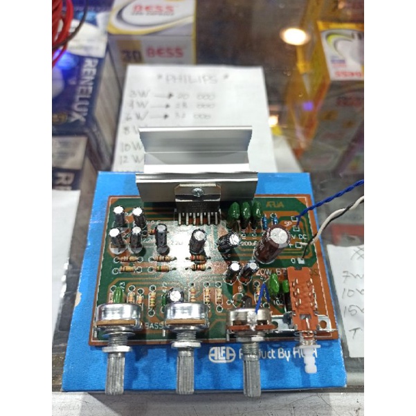 amplifier dc 12v power dc 12v tda2005