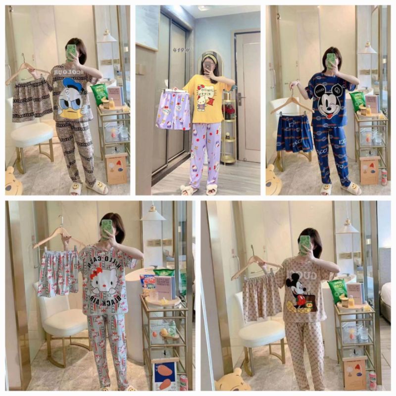 piyama dewasa 3in1 import