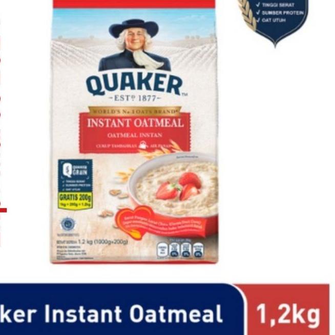 

♘ Quaker Instant Oatmeal 1200gram EXP MARET 2024 ❇