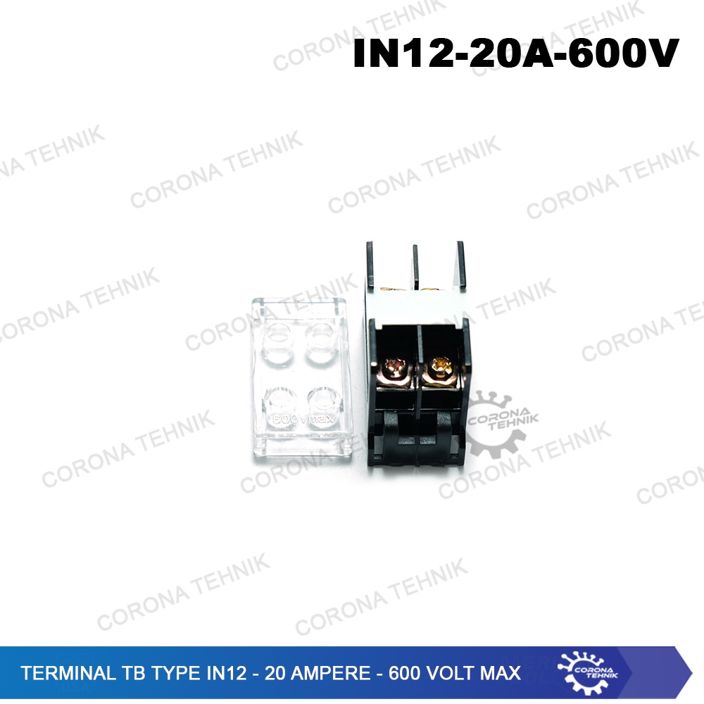 Type IN12 - 20 Ampere - 600 Volt Max Terminal TB