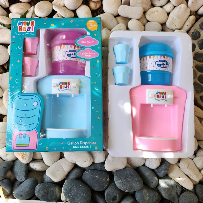 Mainan Dispenser Galon BISA MENYALA Dispenser Air Minum Anak Edukasi