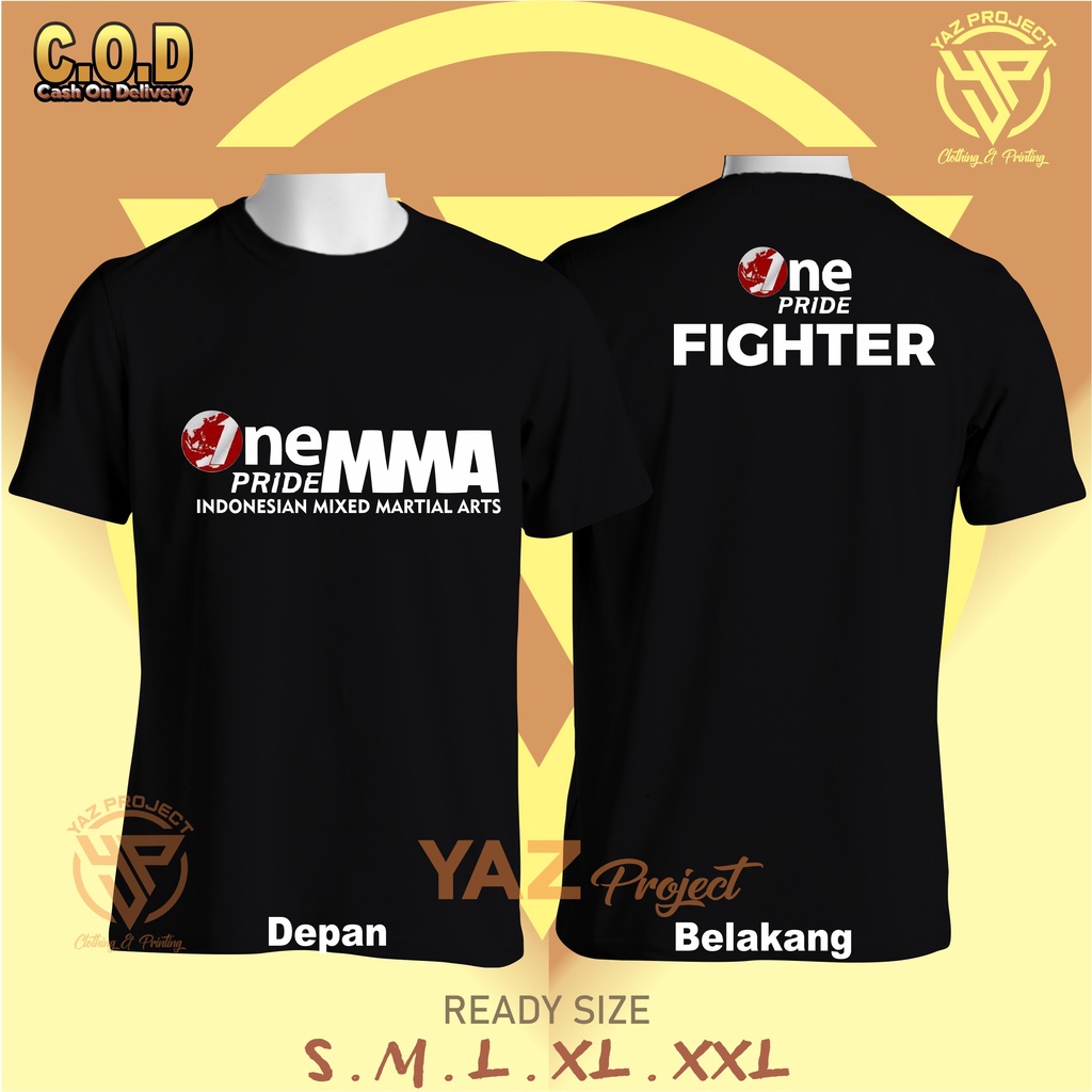 KAOS BAJU ONE PRIDE MMA / KAOS MMA FIGHTER #6