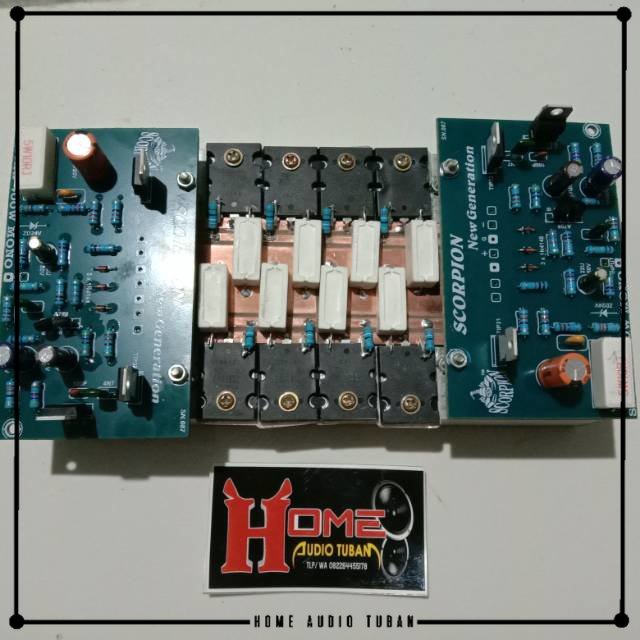 Kit Driver Amplifier POWER TOA STEREO SIAP PAKAI