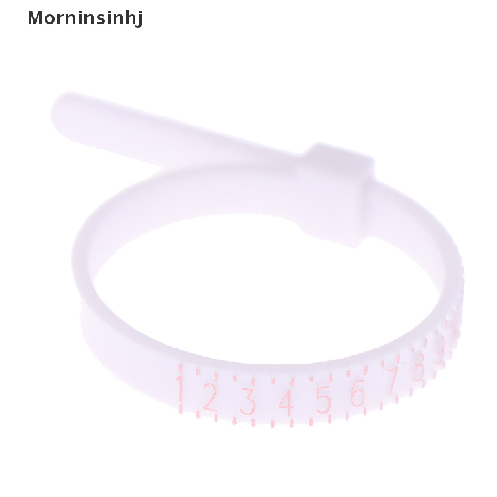 Mornin Pengukur Cincin Plastik Ukur Profesional Ring Sizer Tester Asli Ukuran US id