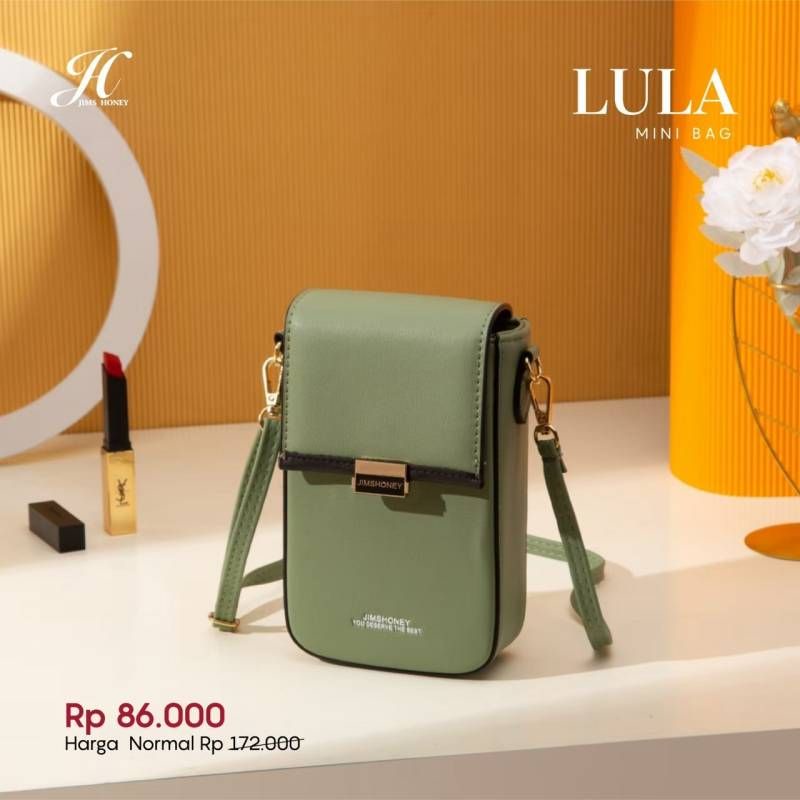 JIMS HONEY - LULA MINI BAG TAS SELEMPANG WANITA 2IN1 FASHION CEWEK TAS HP DOMPET KARTU