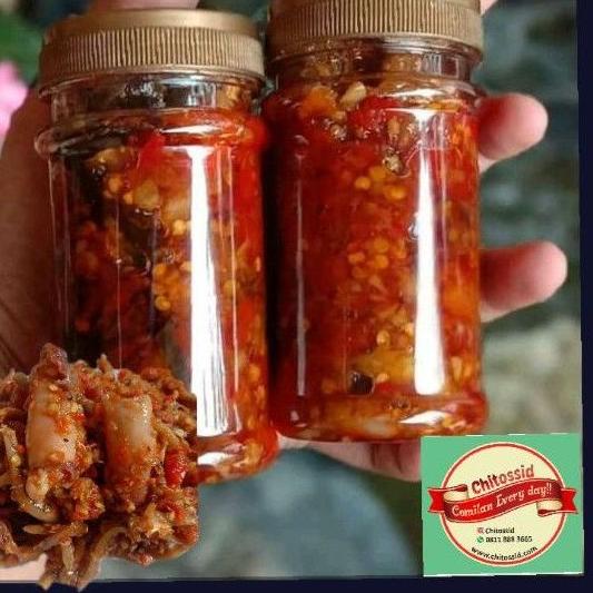 

TERMURAH Sambal Mercon Cumi Teri Pedas Gurih Aroma rempah 120gr