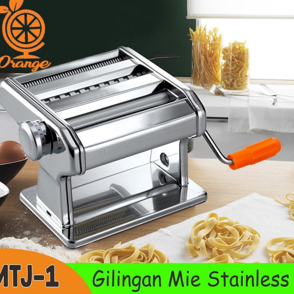➸ Gilingan Mie Pasta Maker Gilingan Molen Gilingan Mie Stainless Steel Alat Penggiling Mie MTJ-1 ✭