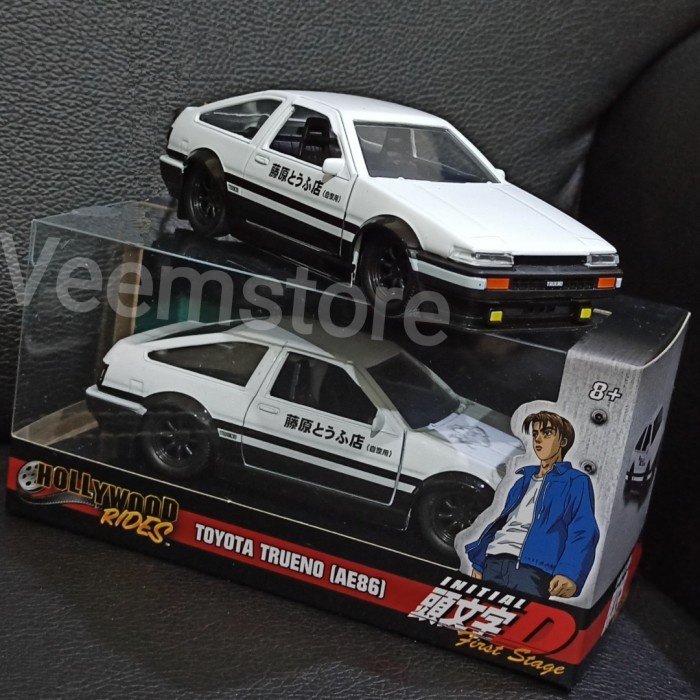 Diecast Die Cast 1:32 Toyota Trueno Ae86 Initial D [Jada]