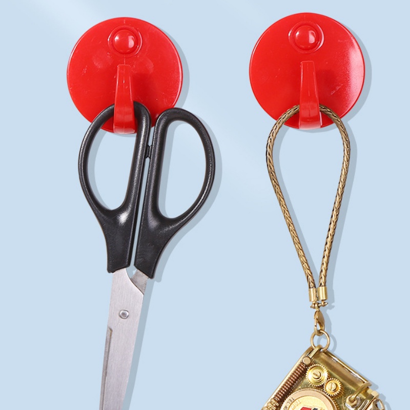 Beban Kuat Bantalan Organizer Alat Perekat Diri Merah Putih Kait Bulat Tahan Air Kunci Serba Serbi Finishing Rak Mulus Topi Kalung Rak Gantung