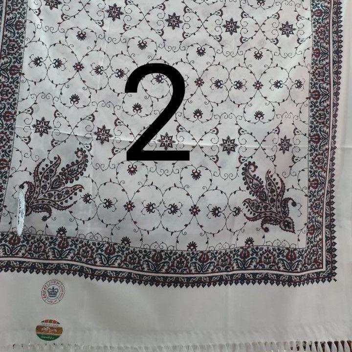 ✷ sorban putih kashmiri print arifat surban habib umar bahar syal panjang printing rida ulama no alm