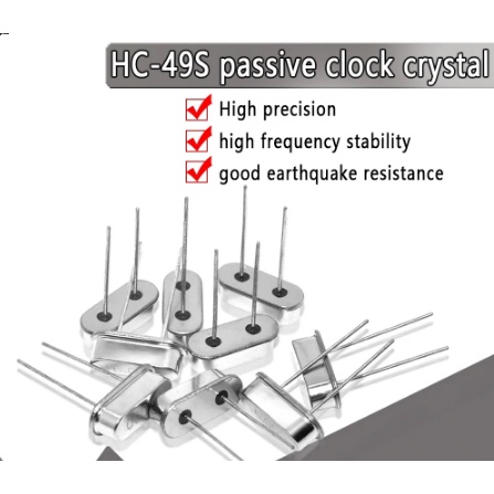 CRYSTAL XTAL OSCILLATOR OSILATOR Clock 16MHZ 8MHZ 12MHZ DIP HC-49S 16 Mhz 12 Mhz 8Mhz