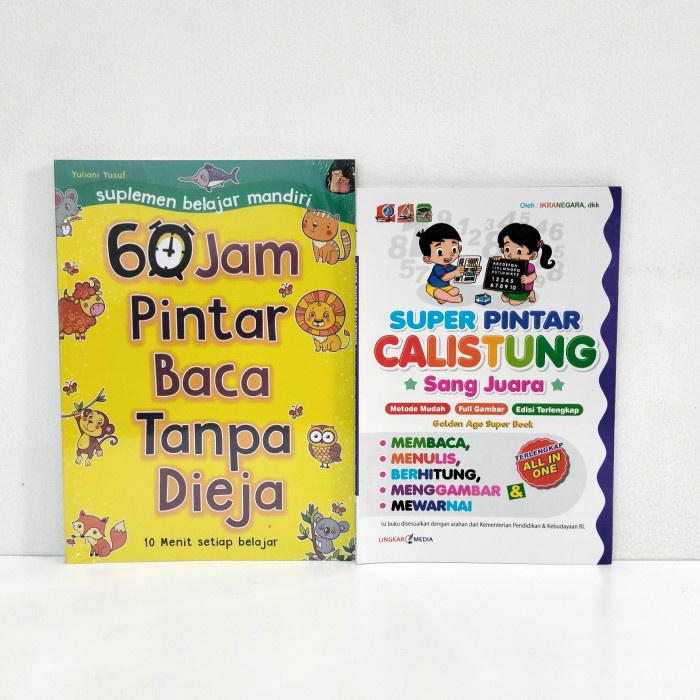 

Paket 2 Buku 60 Jam Pintar Baca - Super Pintar Calistung