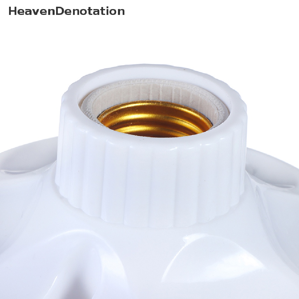 [HeavenDenotation] E27 Dudukan Bohlam Lampu LED Alas Soket Bulat Base Socket Lampu Gantung 6A220V-250V HDV