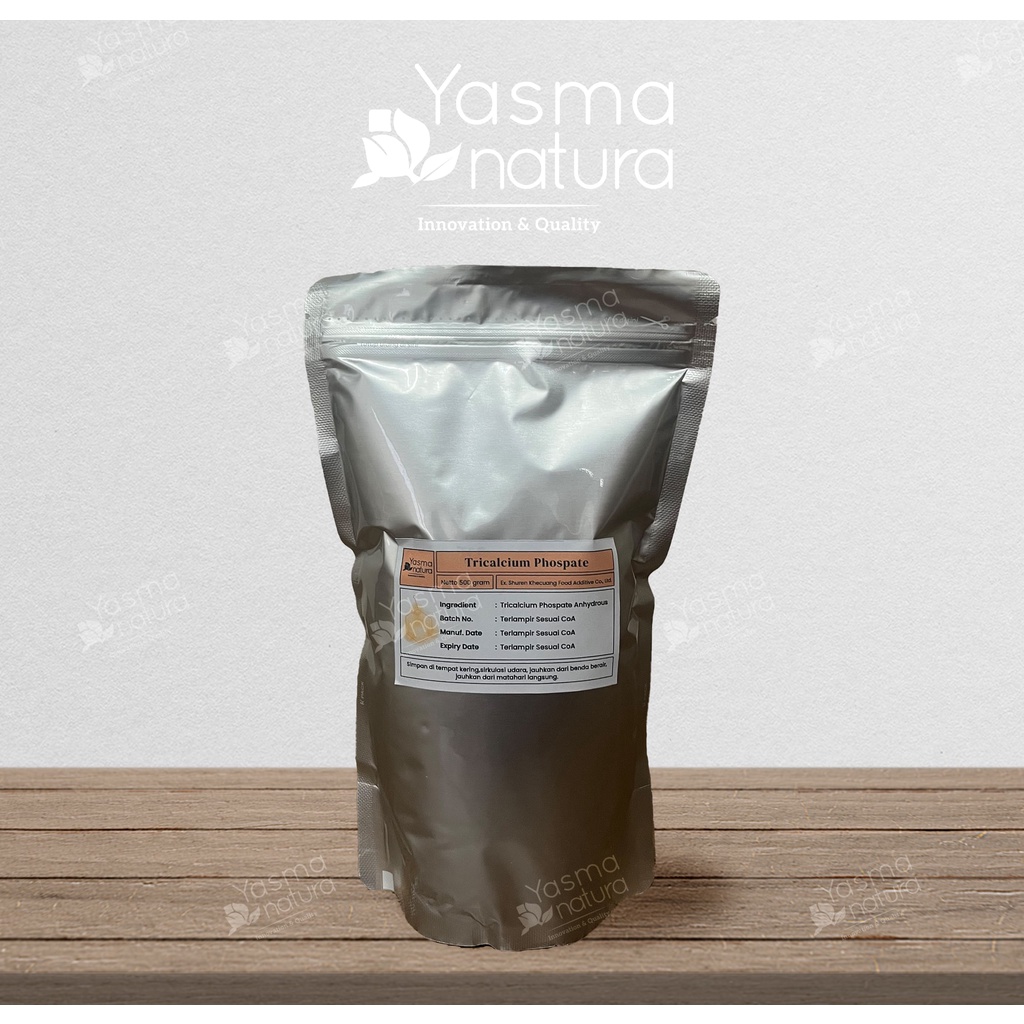 TCP Trikalsium Fosfat - Tricalsium phospat - Anti kempal 500 gram