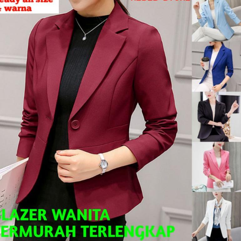 REKOMENDASI Blezer wanita Jas Wanita Blazer wanita /blezer wanita murah/ blazer wanita/ blazer hitam
