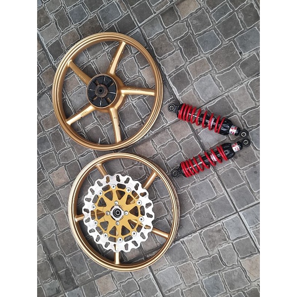 Velg RCB dan shock RCB bekas original like new