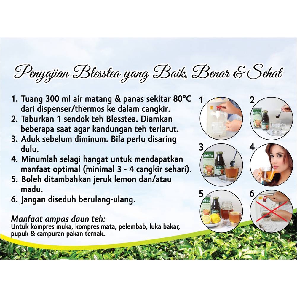 BlessTea Teh Hitam Bubuk Botol 110 gr ORIGINAL 100%  | Teh Detox Menurunkan Kadar Kolestrol