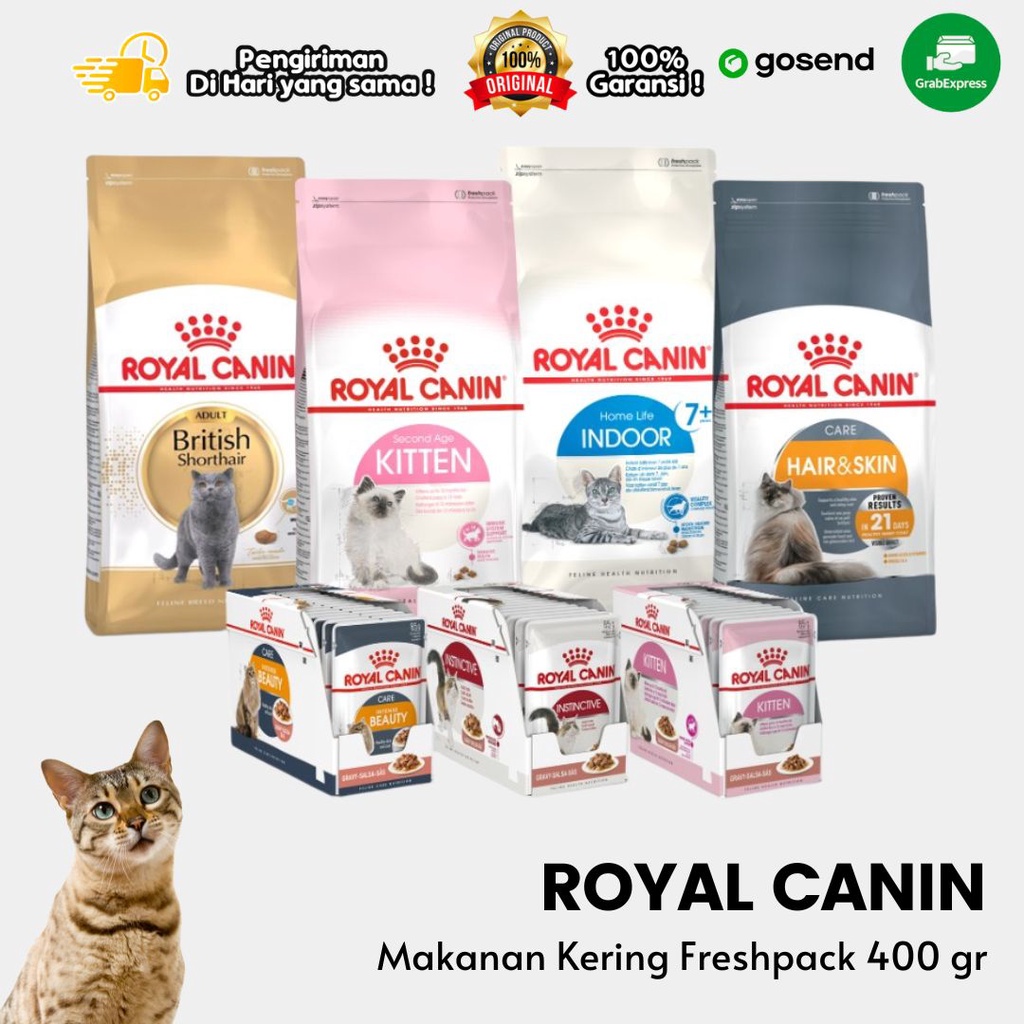 Makanan Kucing Kering Dry Food Royal Canin 400gr