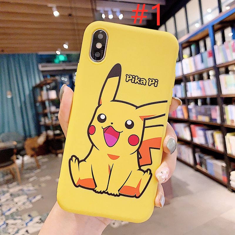 Softcase Silikon OPPO A57 A77S A17 A96 A76 A36 A17K VIVO Y21S Y21A Y21E Y21T Y21G Y22S Y35 Y16 Y16 Y02S Redmi 9A 9C 10 Note9 10 11 Pro Note 10S 11S Cute Pikachu Pokemon go