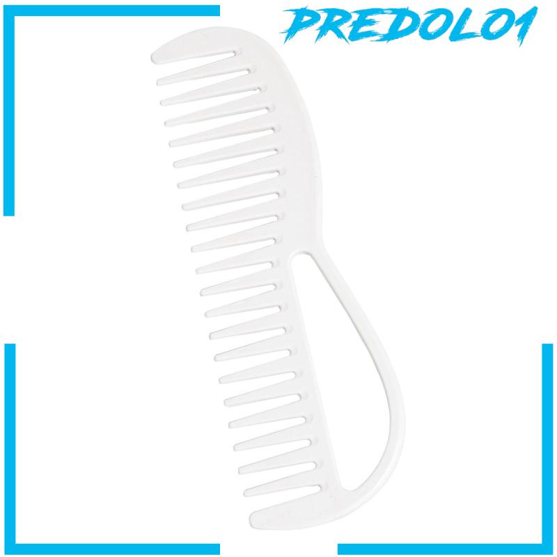 [Predolo1] Sisir Rambut Gigi Lebar Detangler Comb Portable Untuk Salon Rumah Wanita Perempuan