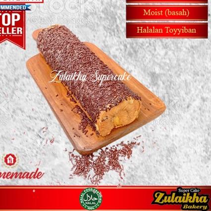 

✫ Bolu gulung medan asli/Roll cake setengah loyang (pendek) ➵