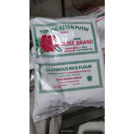 

Tepung Ketan Putih Rose Brand