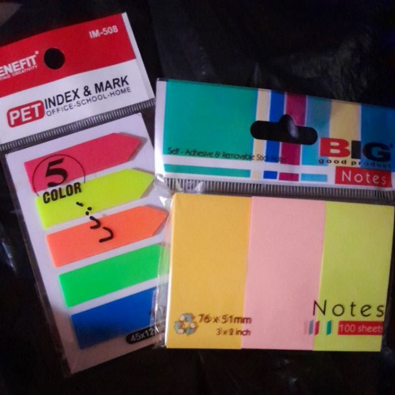 

Sticky Note BIG, Memo, Boommark Panah dan Panjang