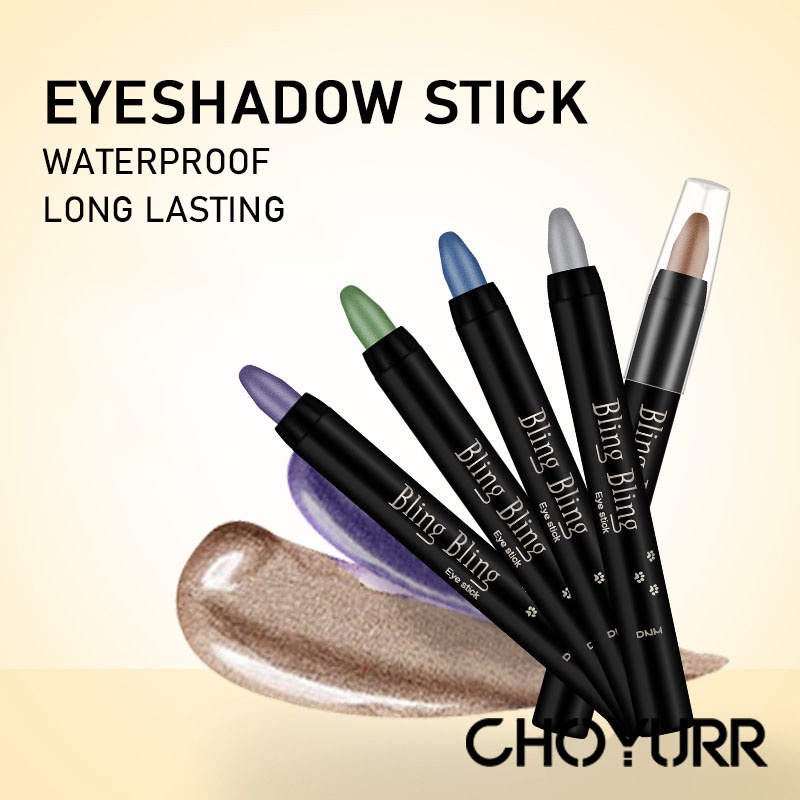 【COD】Eyeshadow  Pencil Eyeshadow Stick Glitter Shimmer Pearlescent Single  Waterproof &amp; Long Lasting Eyeliner Pencil-CH