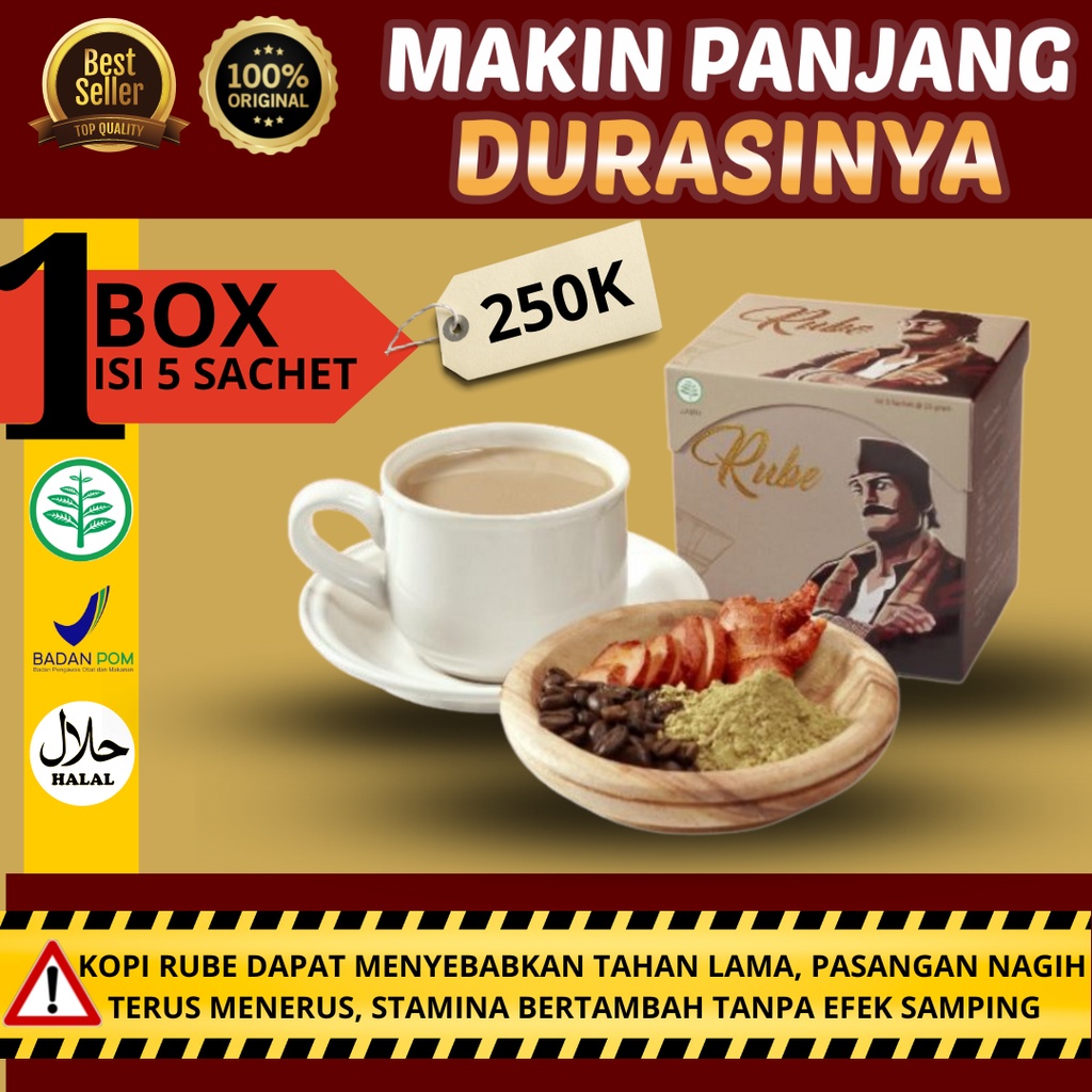 

KOPI RUBE ORIGINAL - Kopi Jahe Merah Ramuan Kuat Pria Dewasa