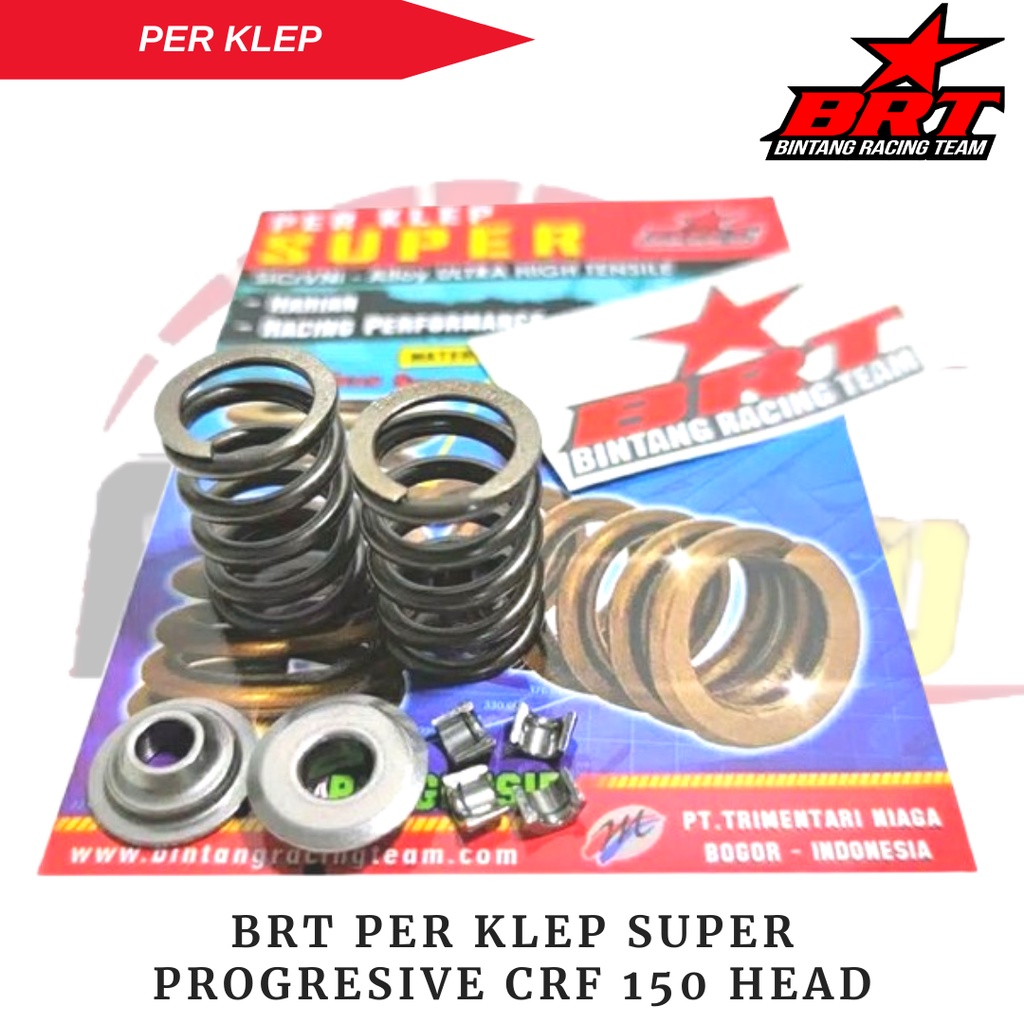 BRT Per Klep Super Honda CRF 150 Progresive Head Standart Retainer Set Gen 2 / BRT Valve Spring / BR