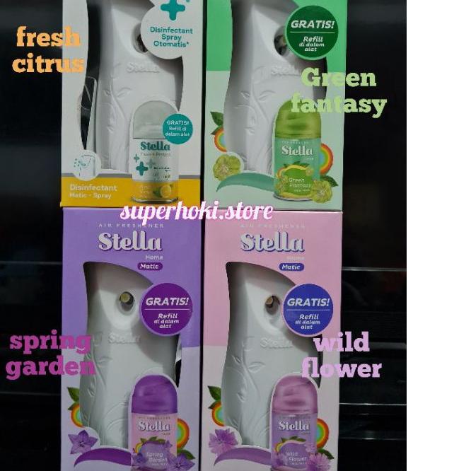 ℗ Dispenser Pengharum Ruangan Otomatis Alat Stella Matic + Refil ➻