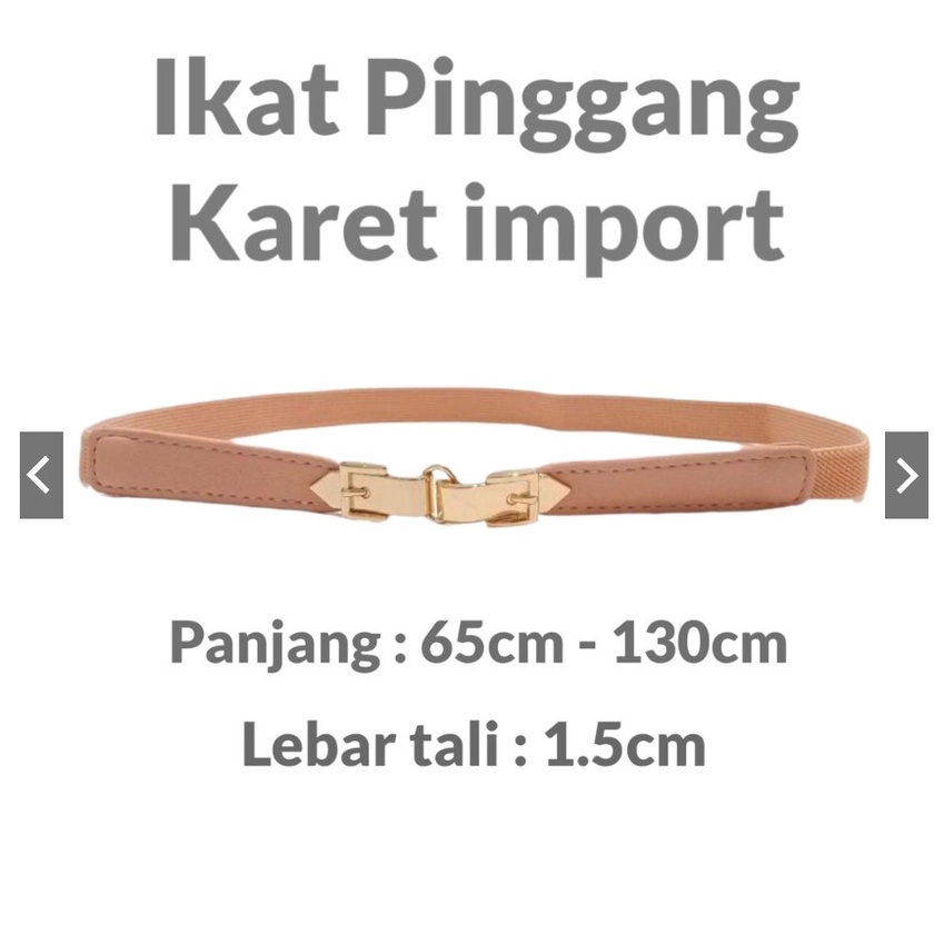 SMARTGIRL NEW IKAT PINGGANG WANITA IMPORT/TALI PINGGANG FASHION CEWEK/WOMEN BELT KARET 00017/00032/00046