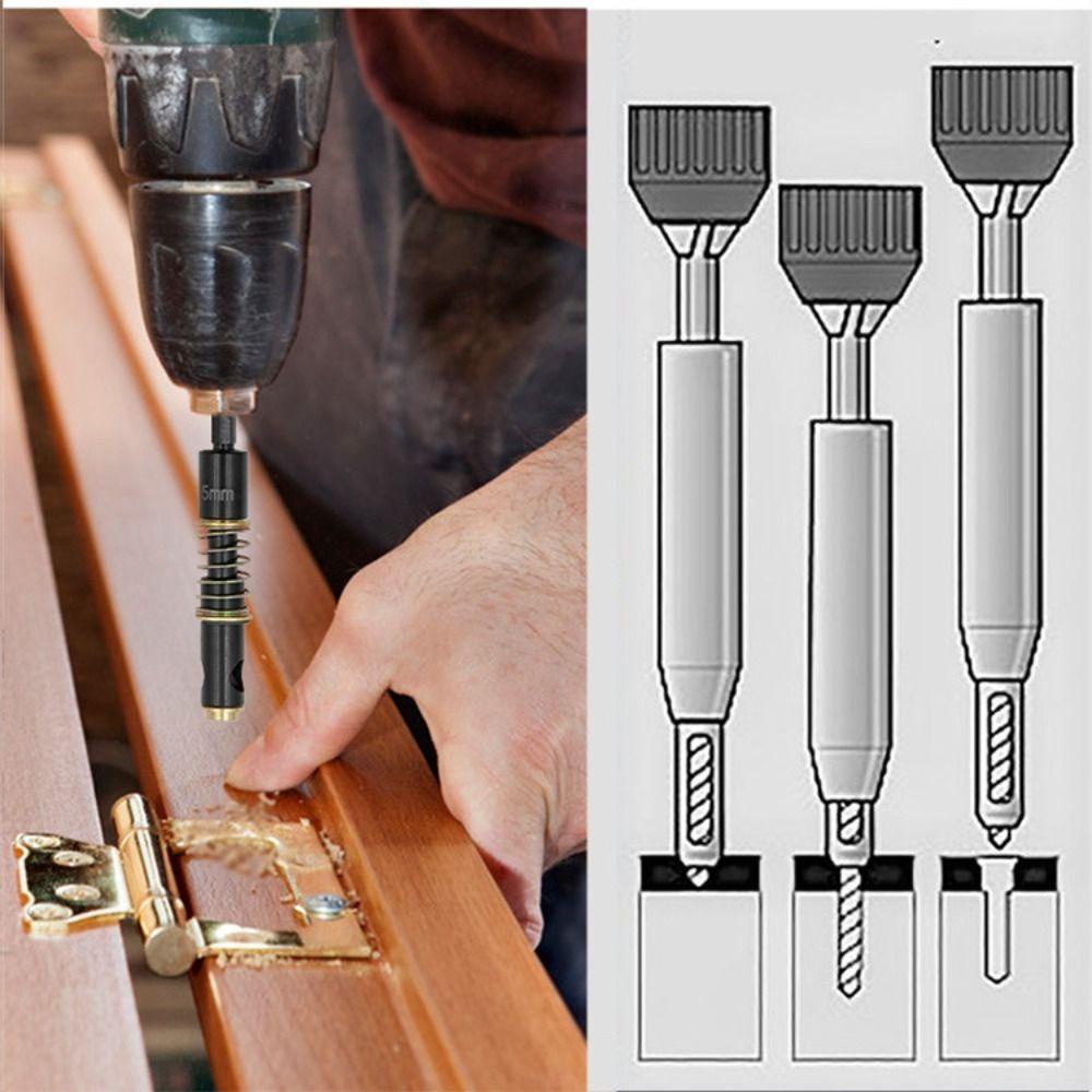 【 ELEGANT 】 Mata Bor Engsel Posisi Twist Bit Woodworking Reaming Tool Countersink Drill Bit Center Drill Bit Core Drill Bit Hole Saw Alat Kabinet Pasang Pembuka Lubang