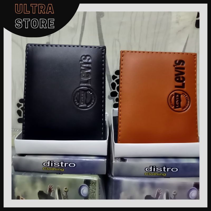 COD !!! Dompet lipat + free Box Bahan Kulit import Terbaru 2023 Dompet Kekinia Pria Dompet mewah Dompet anak sekolah