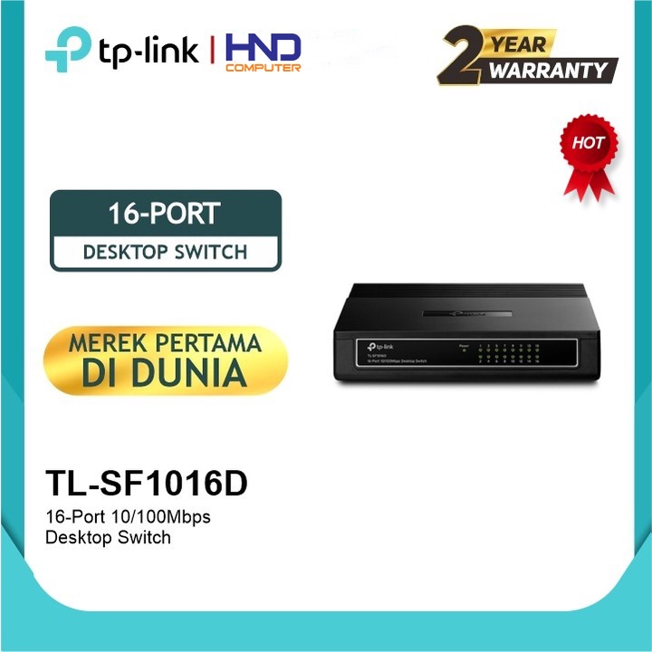 TP-Link TL-SF1016D Switch Hub 16 Port