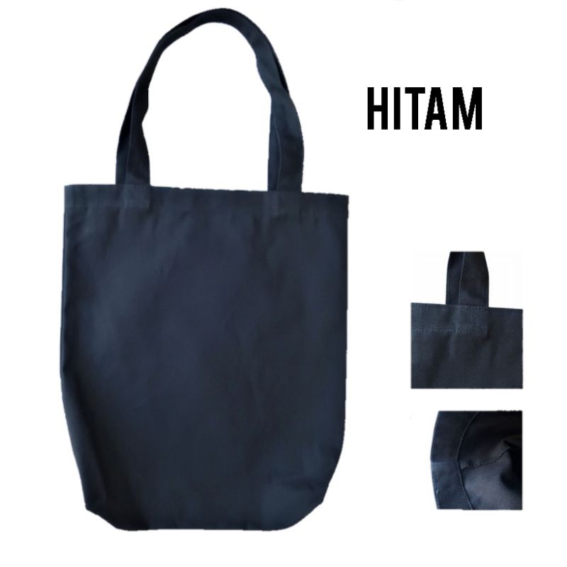 Tote bag Canvas Terpal Tebal Polos 35 x 40 cm Totebag Kanvas