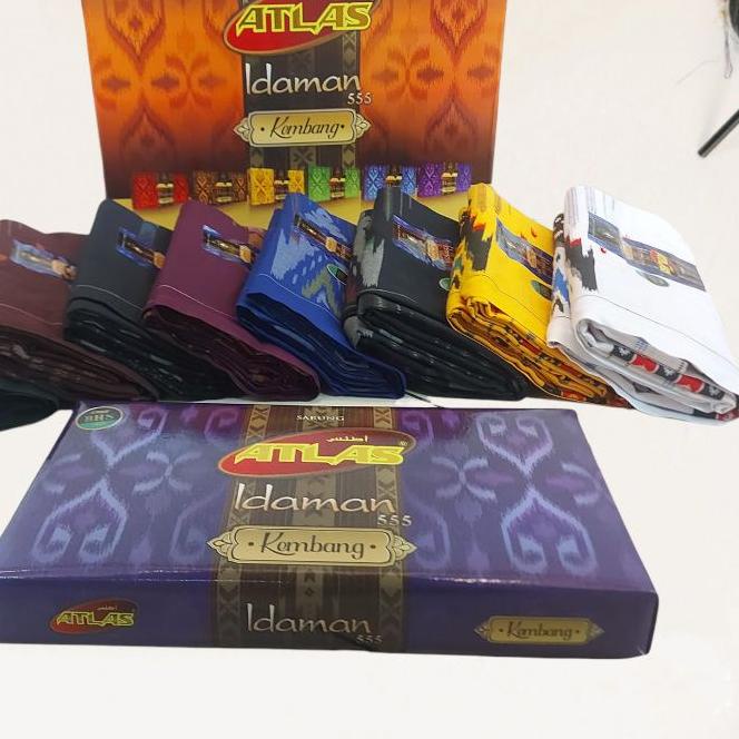 ۩ Sarung Atlas Idaman Kembang Motif BHS SGE SGS SKE ۞