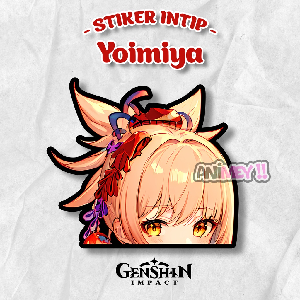

Stiker Intip Yoimiya Genshin Impact / Sticker Anime Waterproof