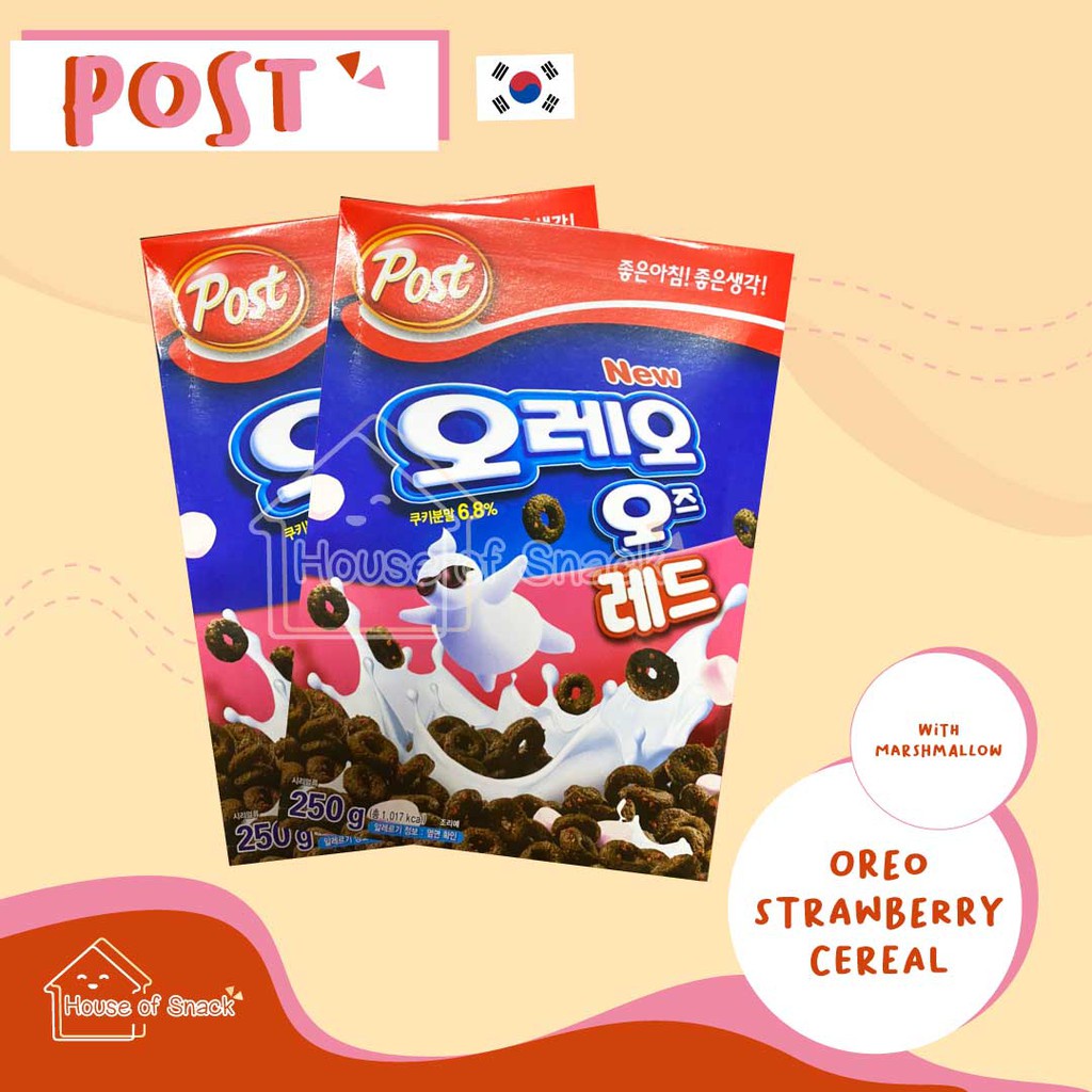 

✨NEW✨ -Post Oreo Strawberry Cereal/Sereal Korea- 1.1.23