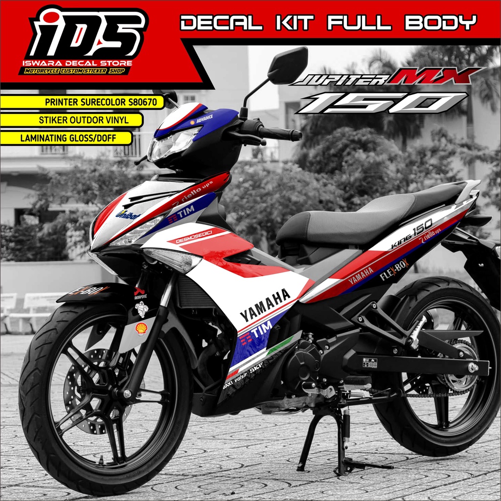 Decal Mx King 150 New Full Body Stiker Mx King  New Full Body Dekal Mx King New150 Ducati