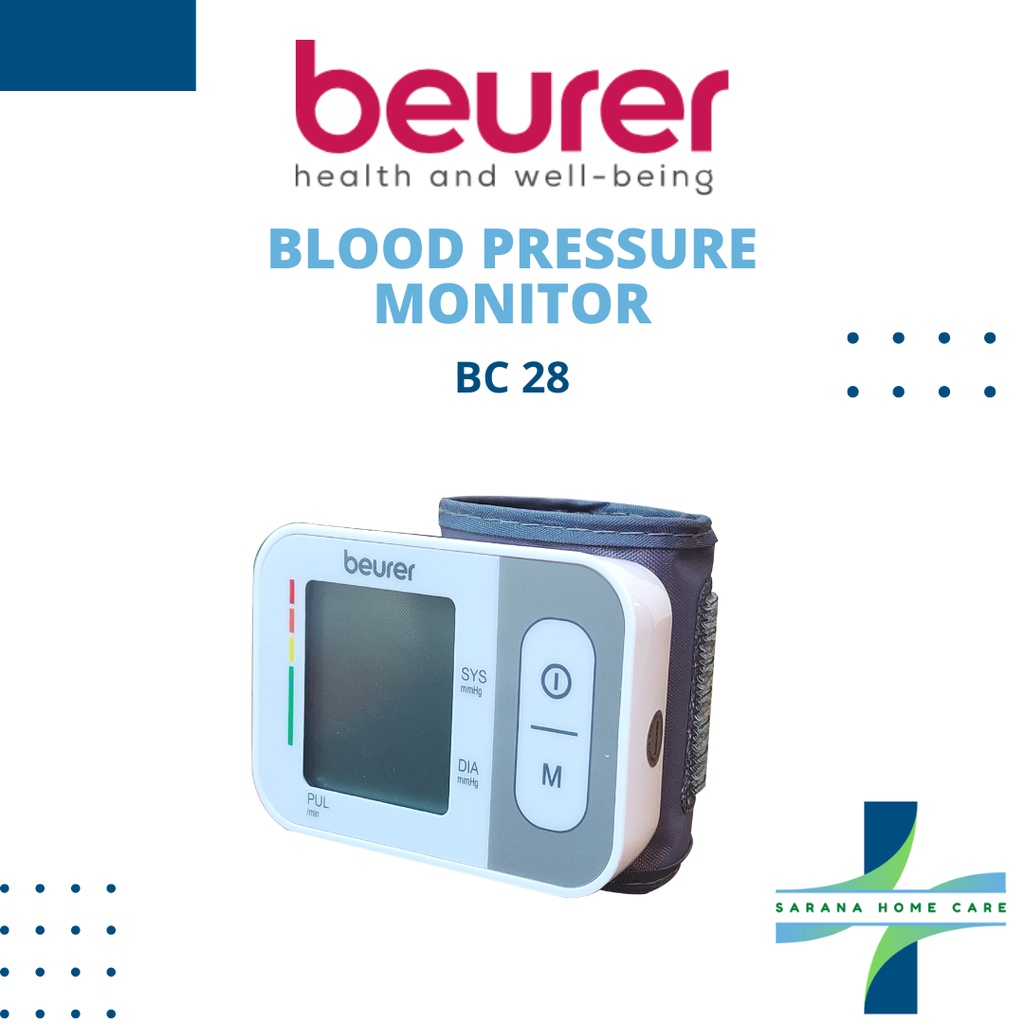 BEURER Blood Pressure Monitor BC 28/ tensi pergelangan / wrist bpm/ tensi digital/ bpm