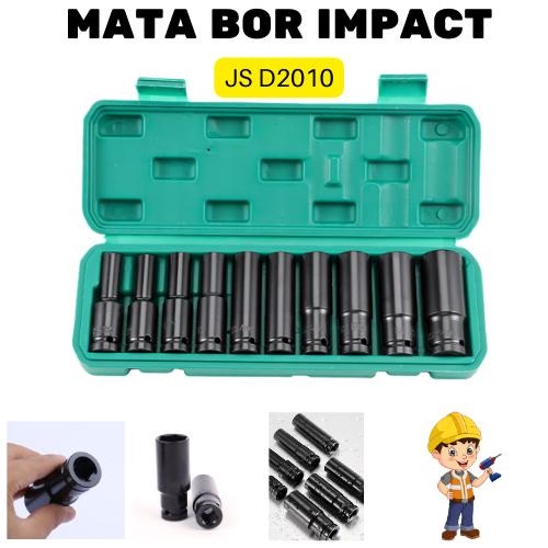 MATA BOR EXTENTION IMPACT SET 10PCS JS-D2010