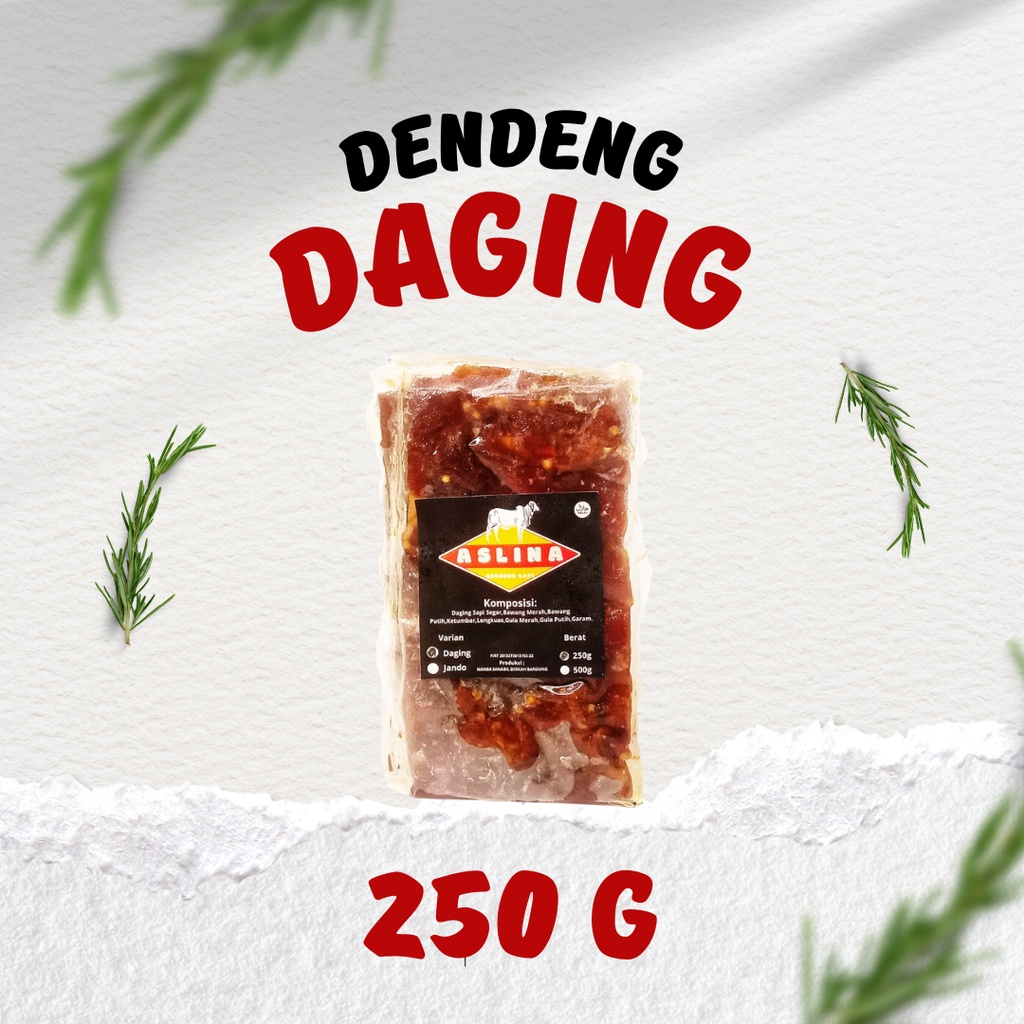 

Dendeng Daging Sapi Aslina 250g