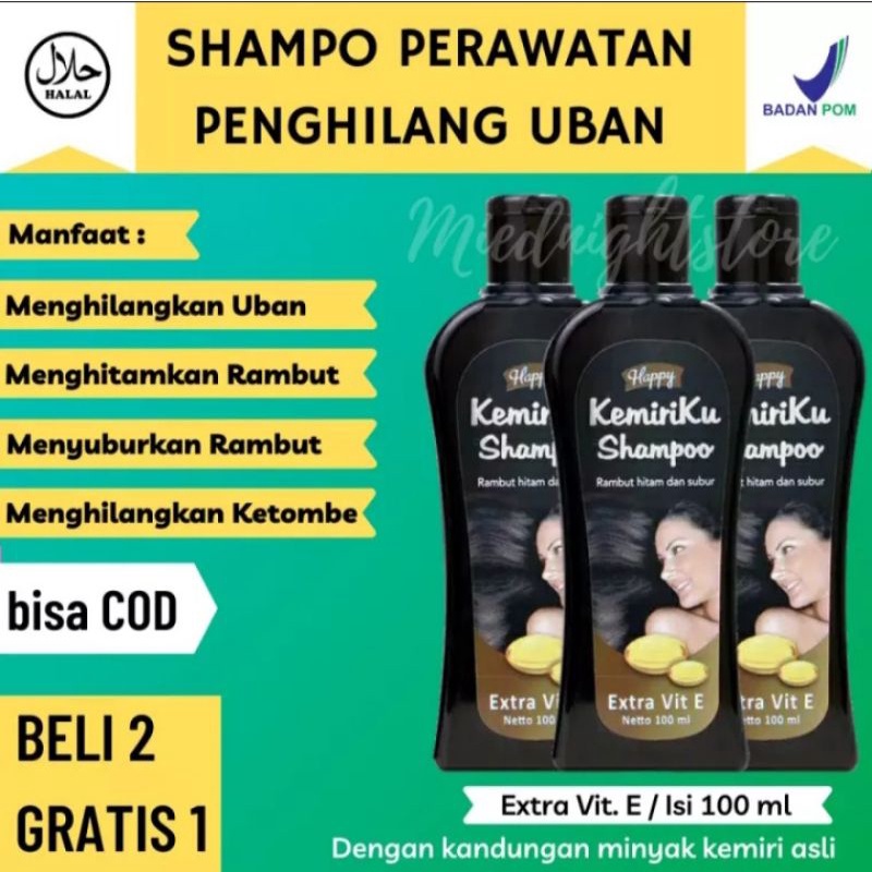 shampo Kemiriku penghilang uban