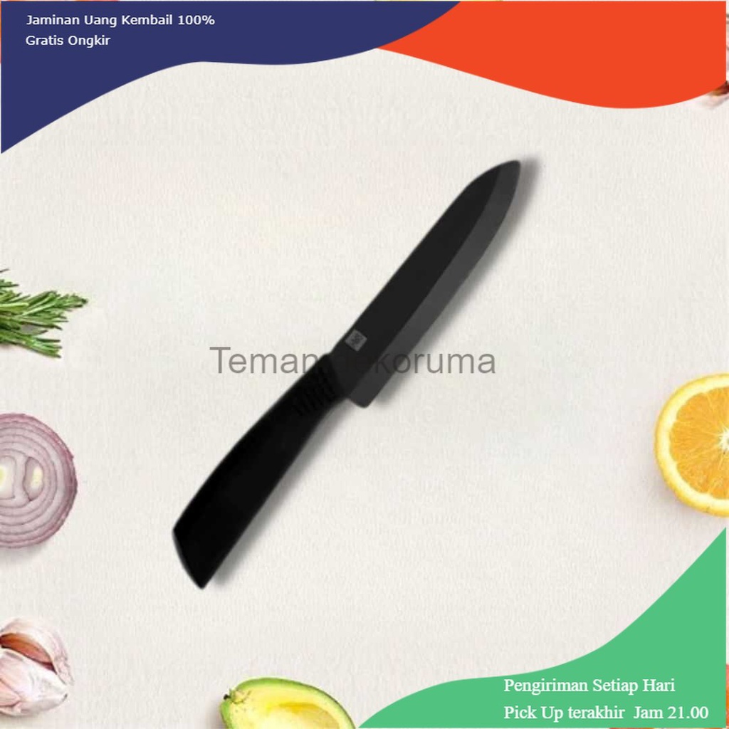 TD - DPR Huohou Pisau Dapur Kitchen Knife Bahan Keramik 6 Inch - HU0013