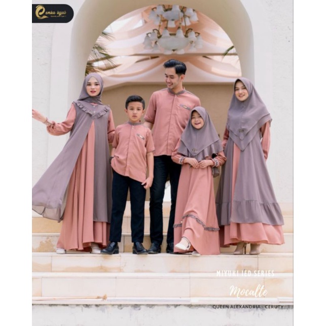 READY SIAP KIRIM SET MIYUKI IED SERIES BY EMKA HIJAB ORIGINAL