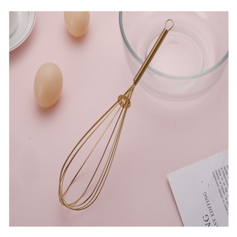 SOLIGHTER 5Pcs Egg Whisk Parts Baking Tools Stainless Steel Blending Cooking Manual Rotary